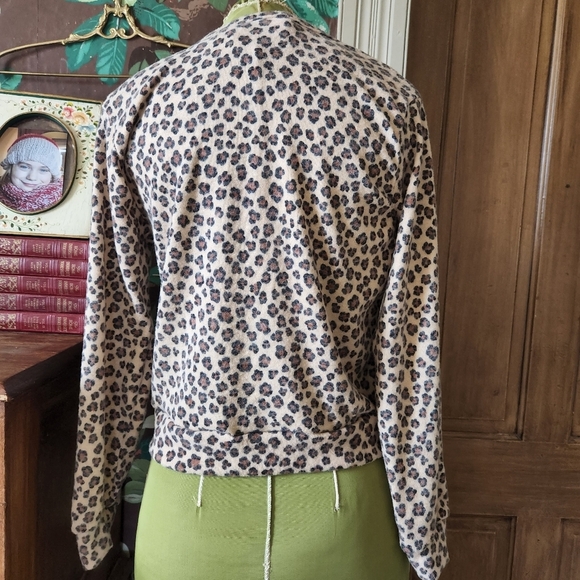 Gaze Leopard Print Sweater Size XS - Picture 6 of 8